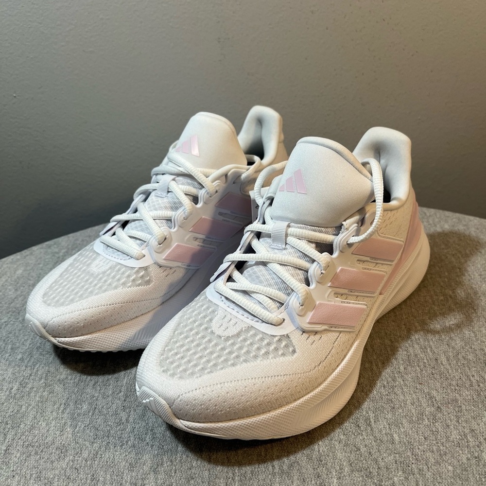 Adidas Ultrarun 5 W Almost Pink/ White Women's Size 7 JH6037​ - Picture 9 of 11